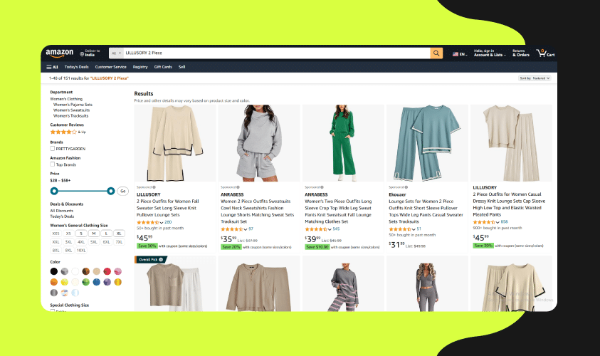 Enhancing Navigation on Product Pages